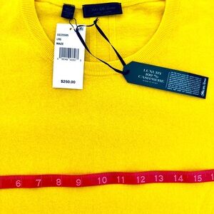 Women’s Yellow Cashmere Sweater